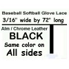 Wood-n-Stuff.com Softball Baseball Glove (4) Leather Lace TAN ALM Type
