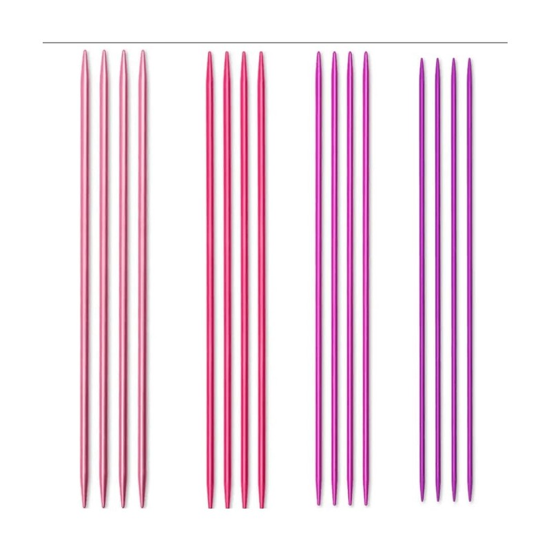 Prym 191972 Knitting Needle Set Aluminium Coloured 2.5-4/20