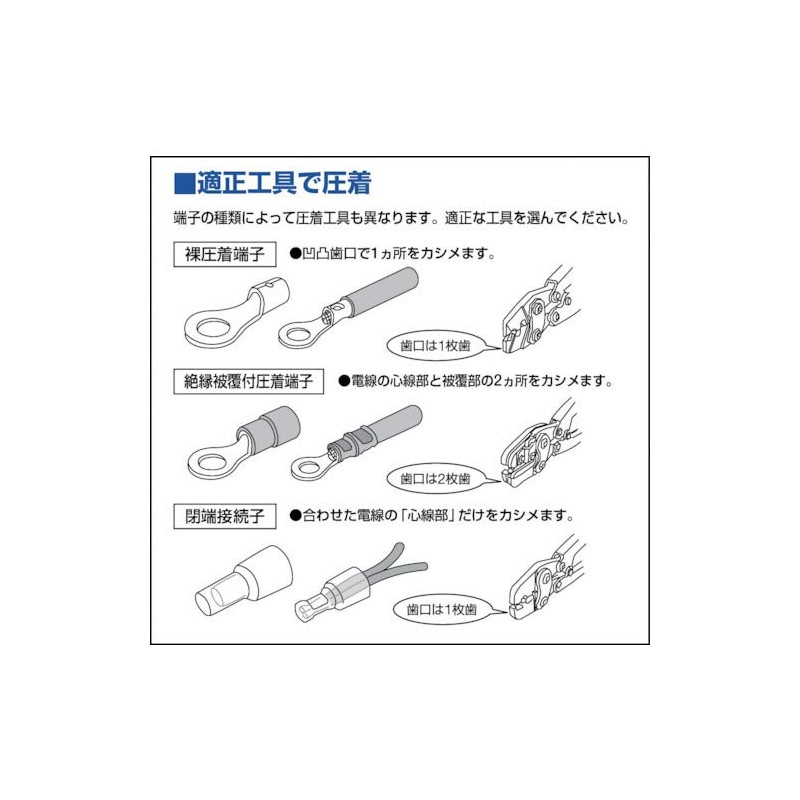 TRUSCO T-R2-6 Bare Crimp Terminals Round Φ2.5 in (6.4 mm)
