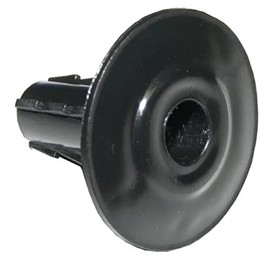 10 x Black Single Wall Entry Grommets by Auline® Tidy Solution for Feeding Aerial / Satellite Cable