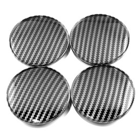RTRHINOTUNING 4pcs 68mm(2.67in) Wheel Center Caps Replacement for BBS LM XXR 530 535 Wheel Rims Carbon Fiber Style OD: 68mm(2.67in) ID: 61.5mm(2.42in)