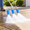 Pressure Washer Triple Turbo Nozzle for Cleaning – 360° Rotating