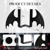 Metal Dragon Wing Bookends – Gothic Fantasy Book Holder Set,