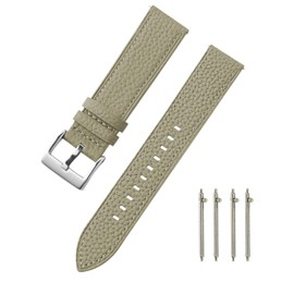 Triblanc Fashionable Coloured Genuine Leather Watch Strap 20mm 22mm Quick Release Smartwatch Replacement Band for Men and Women