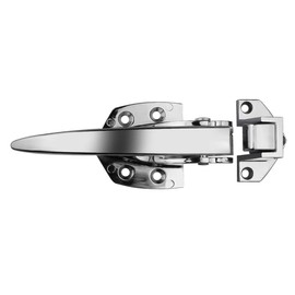 Xnrtop Freezer Door Flush Mounted Walk in Latch Handle, 165mm, Silver Tone