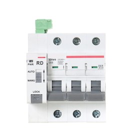 QFZFQOLSS Din Rail GYM9 3P MCB with Autoreclose Device Automatic Reset Smart Home 63A MCB Auto Recloser 1Pcs (Color : 3PMCB16A, Size : GRD9M-R-AC220-AUTO)