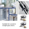 Cokritsm 23mm Shower Door Rollers for Curved Doors 4-6mm, Sliding