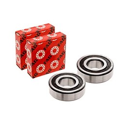 Set: 2x Cylindrical Roller Bearings NJ204E.TVP2.C3, Sport Crankshaft Bearings for Simson S51, S70, S53, S83, KR51/2 Schwalbe, SR50, SR80