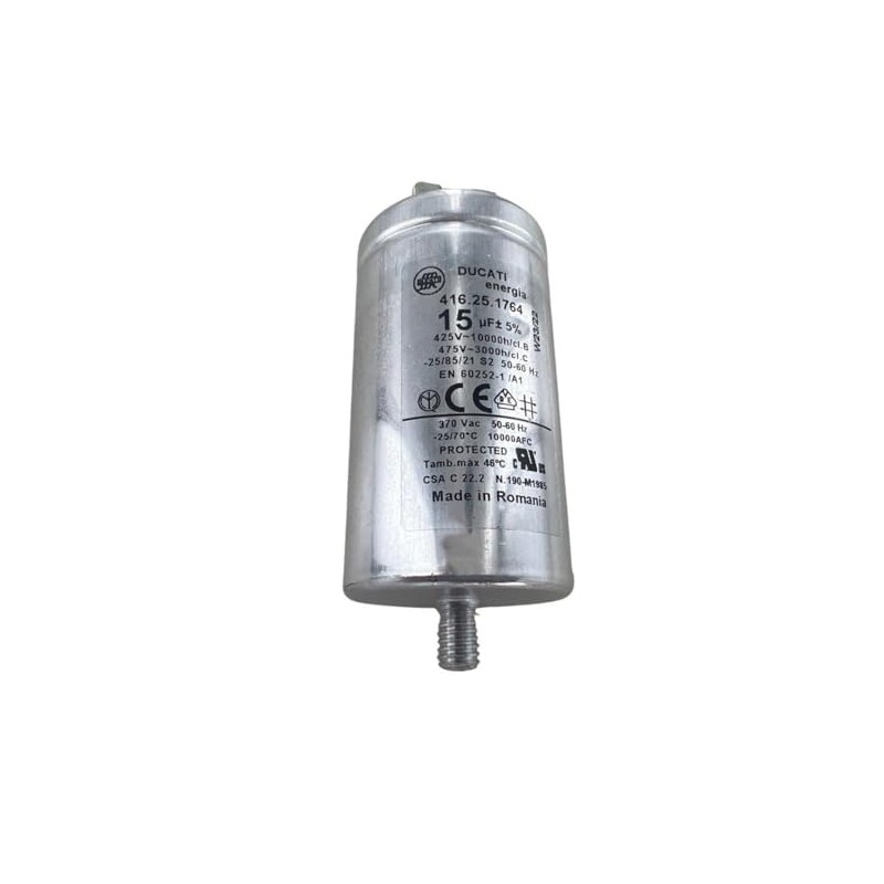 Tumble Dryer Run Capacitor 15 uf Compatible With Hoover