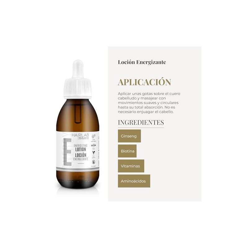 Salerm Hairlab Energizing Lotion, 4.0 Ounce/120 Ml