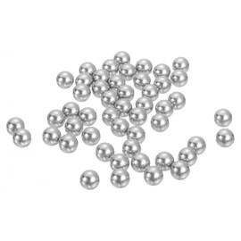 sourcing map 1/4" 6.35mm Bearing Balls, 50 Pcs 440C Stainless Steel G10 Precision Balls Metric Mixing Balls for Bearings Bicycles Casters