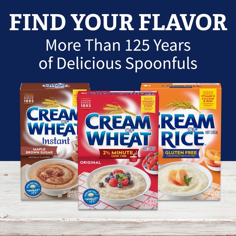 Cream of Rice Gluten Free Hot Cereal, 14 Ounce (Pack