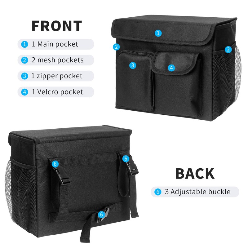Mobility Scooter Bag, Electric Scooter Basket, Knee Scooter Basket, Mobility