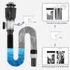 BDHYYM Siphon Sink Drain Pipe, Drain Fitting, Sink, Flexible Drain