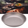 Pure Titanium Saucer Dishes Outdoor Tableware Camping Hiking Plates Cutlery