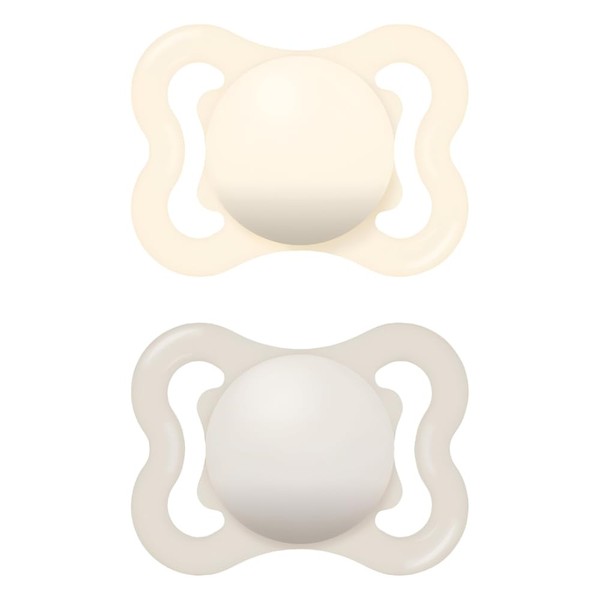 MAM Air Set of 2 Rubber Soothers with Dummy Holder,