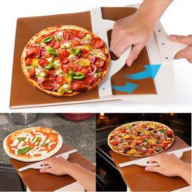 Sliding Pizza Peel, Non Stick Pizza Shovel, Wood Pizza Spatula, Super Magic Pizza Peel The Pizza Slider Paddle That Transfers Pizza Smart Slider Paddle, Kitchen Essential Baking Pizza Slider Paddle