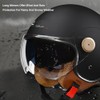 Double Visor Open Face Motorcycle Helmet Retro Jet Helmet Half