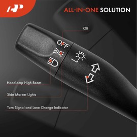 A-Premium Turn Signal Switch, Headlight Dimmer Parking Light Multifunction Switch Lever Compatible with Honda Accord 2003-2007, Odyssey 2005-2007, Acura TSX 2004-2005