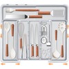 Spaclear Large Utensil Drawer Organizer Expandable Silverware Organizer for Kitchen