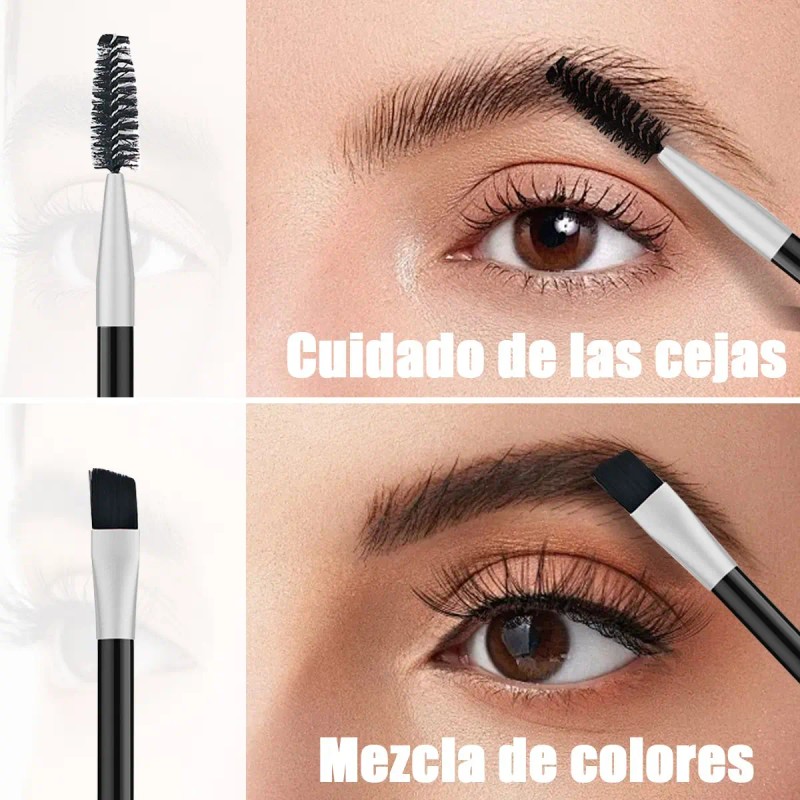 3 En 1 Lapiz Para Cejas Waterproof 3d Delineador De