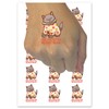 Are You Kitten Me Right Meow Clown Cat Temporary Tattoo