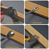4Pcs Upholstery Staple Remover Tools Set Including End Cutting Pliers