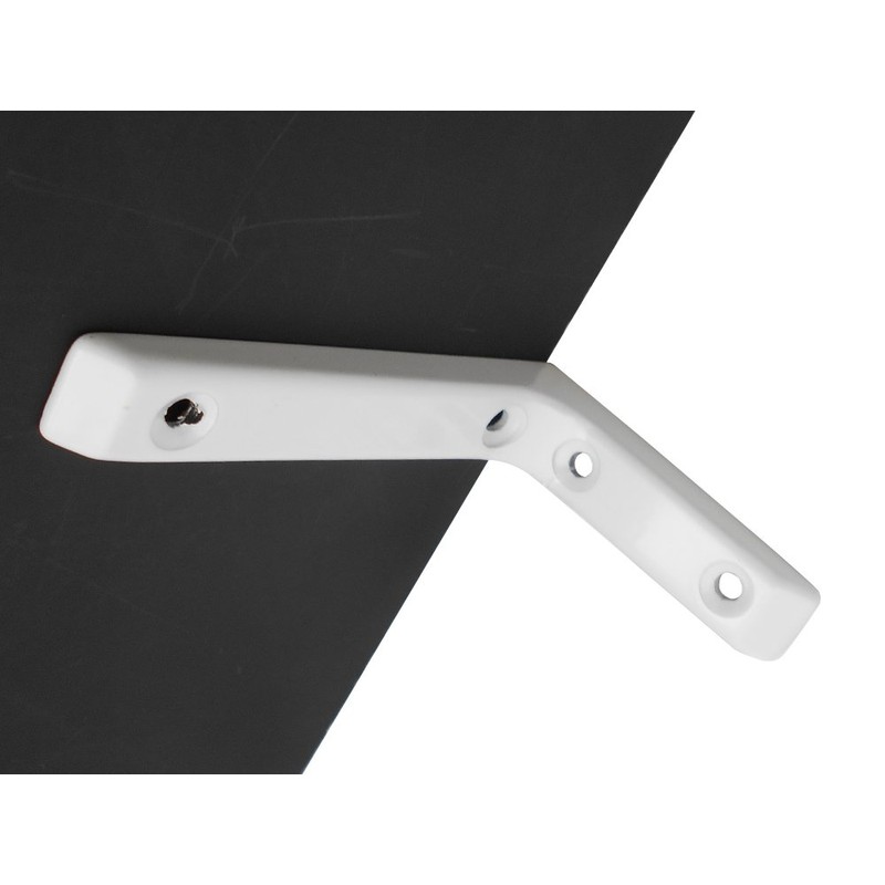 KG Wai Industrial Aluminum Shelf Bracket, 65X100, White