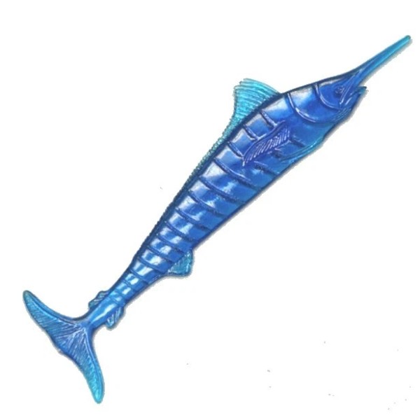 Tikizone 25 Swordfish Cocktail Stirrers - Nautical Blue Marlin Swizzle