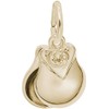 Rembrandt Castanet Charm - Metal - Gold-Plated Sterling Silver