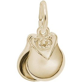 Rembrandt Castanet Charm - Metal - Gold-Plated Sterling Silver