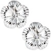 HKB SPORTS HK76 Hibiscus Silver License Plate Bolt Cap