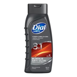 Jabón Líquido Corporal Dial Anti-olor para Caballero 473ml