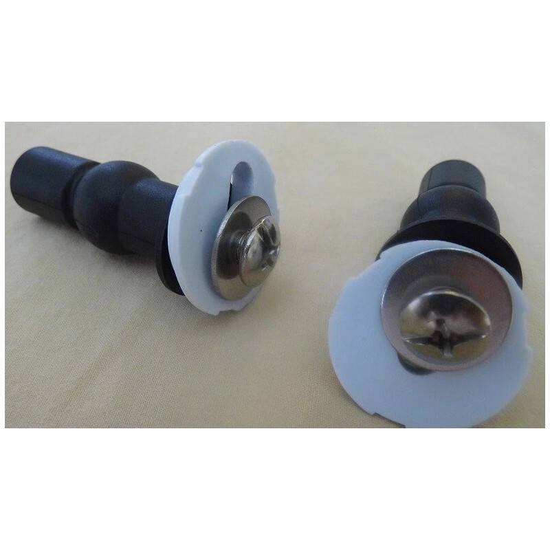 NUFLUSH Toilet Seat Blind Hole Expanding Rubber Fixings Expanding Rubber