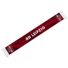 RB Leipzig Knitted Scarf - Away 2024/25 - Fan Scarf Away Scarf RBL - Plus Bookmark We Love Football, Burgundy Red