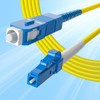10Gtek SC-LC Simplex Fibre Patch Cord, 9/125μm Single Mode, LSZH,