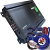 Audio360 AD1600.4 4-Channel Car Amplifier Bundle, 1600W Max Power, Includes