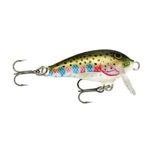 Rapala Mini Fat Rap 03 Fishing lure, 1.5-Inch, Rainbow Trout