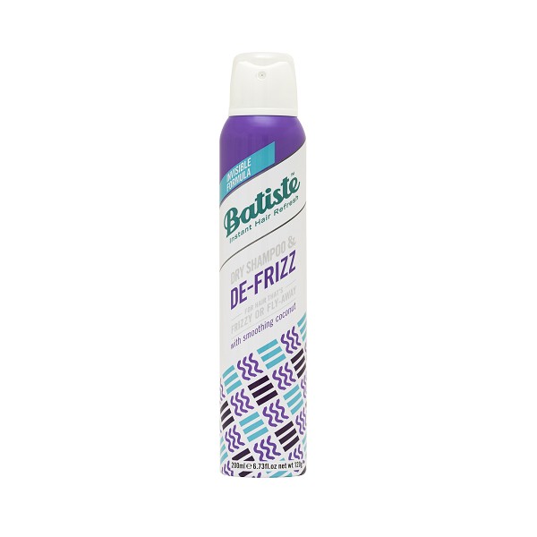 Batiste Dry Shampoo & De-Frizz Aerosol Spray 200ml