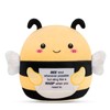 TOYSYM Bee Plush, Emotional Inspirational Support Bee Stuffed Animal, Cute