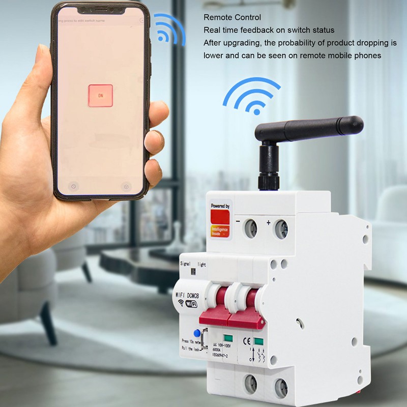 Smart DC Circuit Breaker 2P APP Control Voice Control WiFi