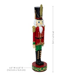 Sunnydaze 2.5ft Kristoff The Nutcracker Christmas Decoration - Polyresin Indoor or Outdoor Nutcracker Statue