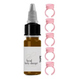 Pigmento Gb Inorganic Micropigmentacion + 5 Anillos Taupe