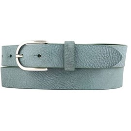BELTINGER Women's Belt Made of Soft Full Cowhide Leather Vintage Look 3 cm Leather Belt for Women 30 mm Narrow Belt Used Look, Khaki, antique silver