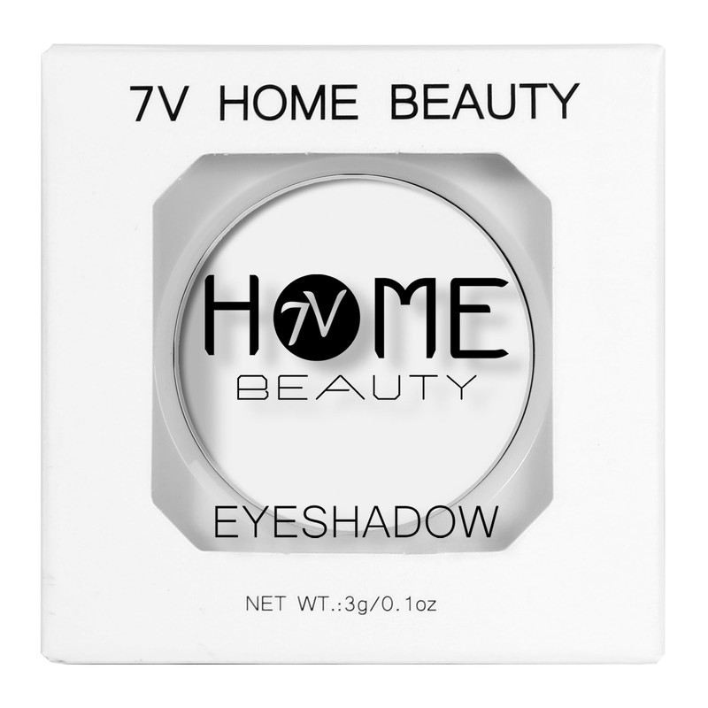 7V HOME BEAUTY Single White Eyeshadow, High Pigment Long Lasting