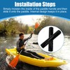 Kayak Paddle Handles, Kayak Accessories for Paddle, Non-Slip Grip, Kayaking,