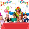 2 Roll 40in x 100ft Circus Carnival Decorations Disposable DIY