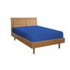 Zer0bed, Fitted Sheet with Corners, Plain Colour, 100% Cotton, Maxi