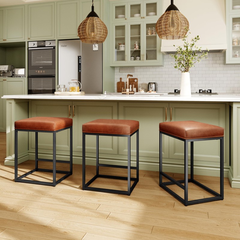 MAISON ARTS Counter Height 24" Bar Stools Set of 2