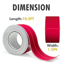 3 Rolls White Caulk Tape for Bathtub Self Adhesive，Peel and Stick Caulk Strip Waterproof，Toilet Base Sealer Strip，Toilet Sealant Tape